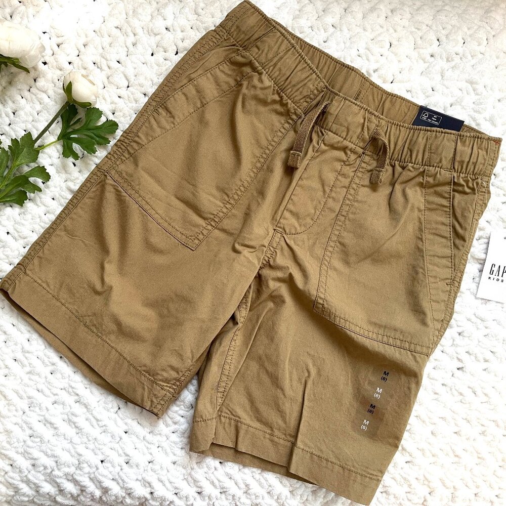 NWT Boys GAP Pull-On Shorts (Khaki) M/8